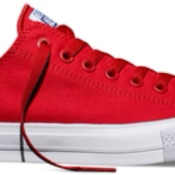 Converse Chuck Taylor All Star II Ox, Salsa Red, Men's - Picture 2 of 15